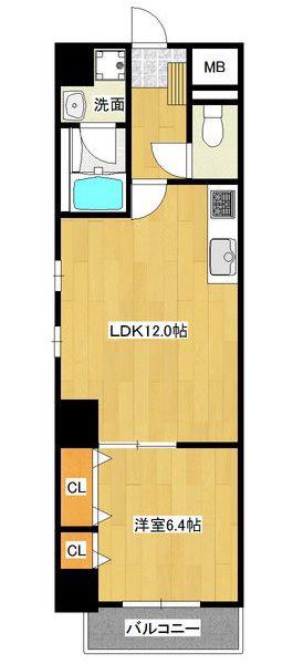 ST PLAZA MIZUHO(1LDK/5階)の間取り写真