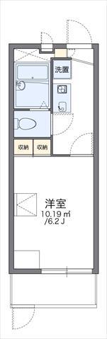 レオパレス白糸(1K/1階)の間取り写真