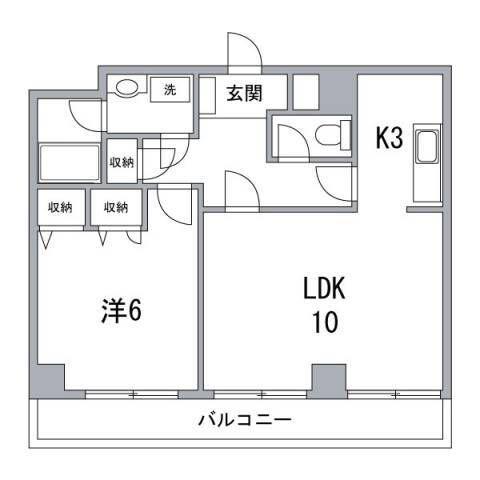 クリスティハウス(1LDK/2階)の間取り写真