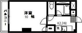 セントSGビル(1K/4階)の間取り写真
