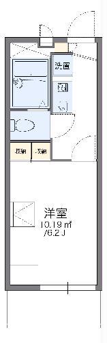 レオパレスレスペデーザ 神明(1K/3階)の間取り写真