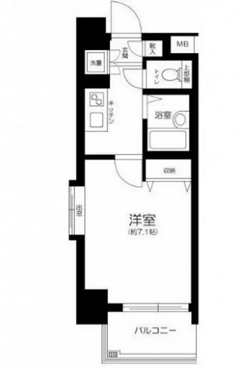 プレール高円寺 5階階 間取り