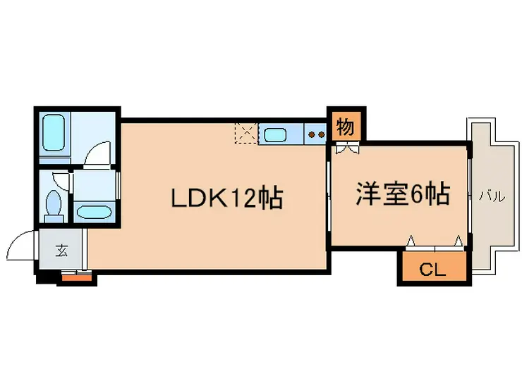 麻布十番ハイツ 5階階 間取り