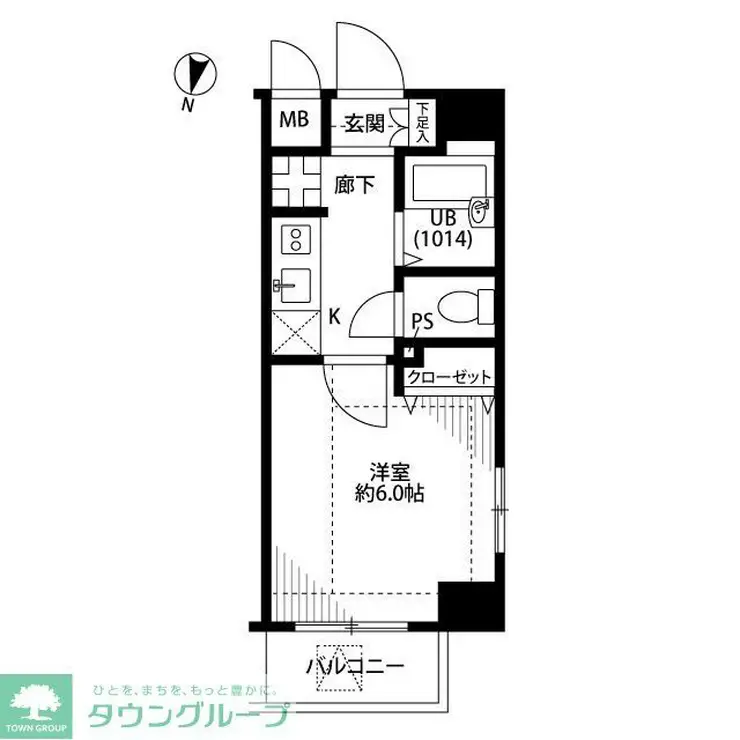プレール・ドゥーク津田沼 5階階 間取り