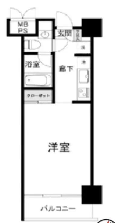 グレンパーク秋葉原イースト 11階階 間取り