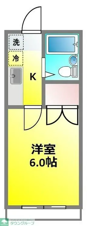 プリンストンハイツ 1階階 間取り