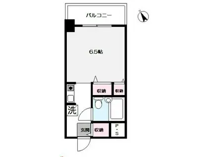 南阿佐ヶ谷シティハウス(ワンルーム/7階)の間取り写真