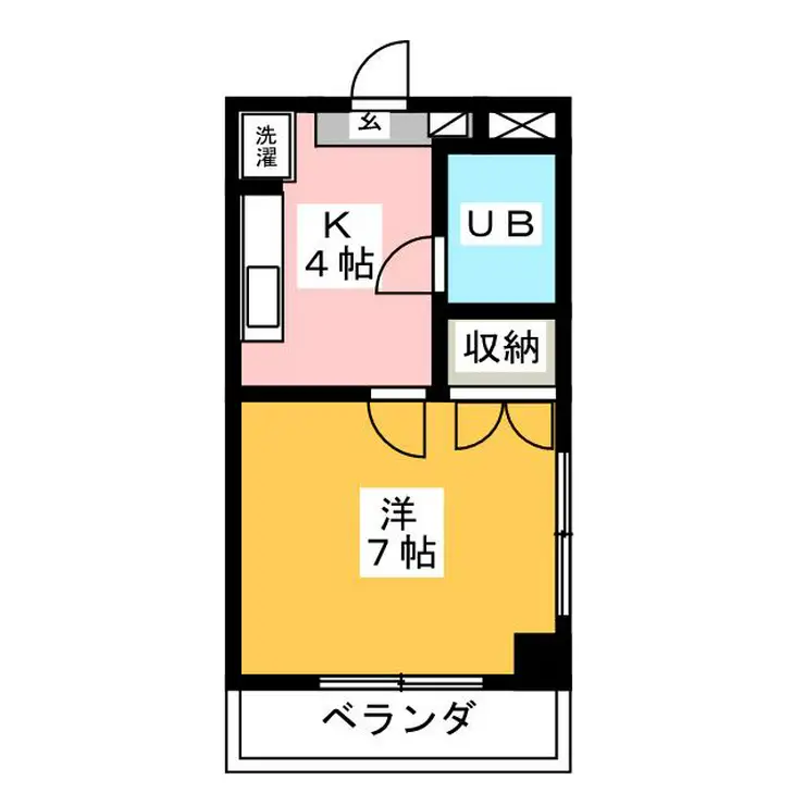 ナイスプラザ 1階階 間取り