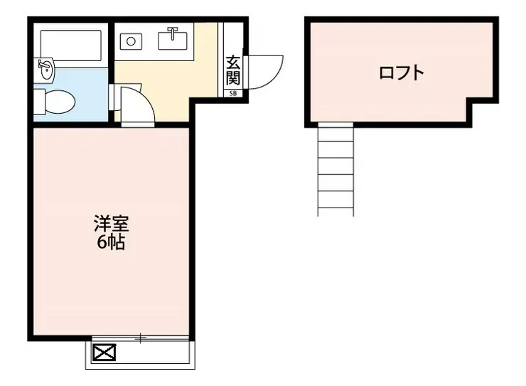 ドルフ桜ヶ丘 1階階 間取り
