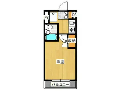 ネステル鷺沼(1K/3階)の間取り写真