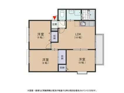 コンフォート打越坂(3LDK/2階)の間取り写真