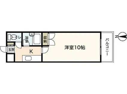 YASUDA BLD VI(1K/3階)の間取り写真