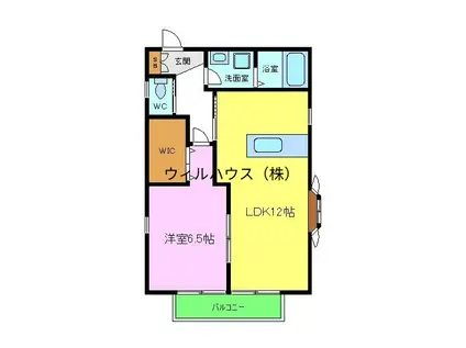 さくらコーポ百舌鳥(1LDK/1階)の間取り写真