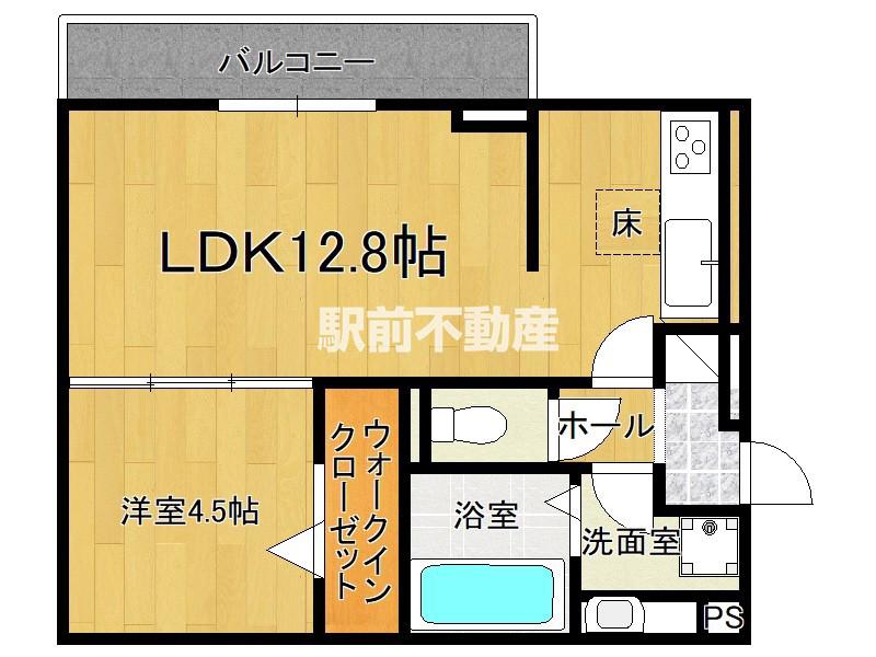 DAIWA SUITE III(1LDK/1階)の間取り写真