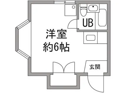 ラヨネールナガノ(ワンルーム/1階)の間取り写真