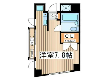 オスカービレッジ辻堂(ワンルーム/3階)の間取り写真