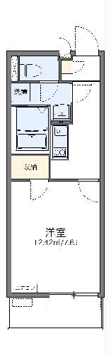 レオネクストオルトシエ(1K/3階)の間取り写真
