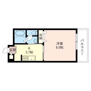 TERRA HOUSE 東大前(1K/2階)の間取り写真