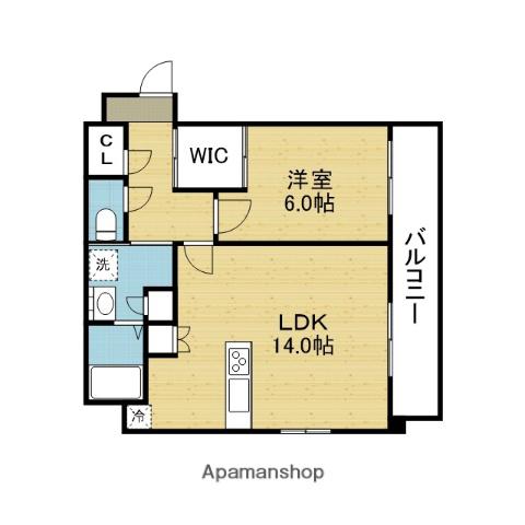 CASA FELICE(1LDK/2階)の間取り写真