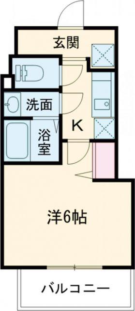 GP KOBE STATION(1K/7階)の間取り写真