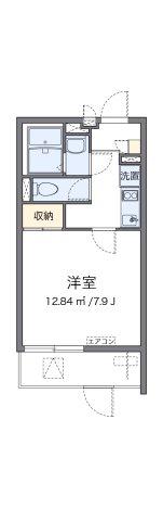クレイノアンジュ鶴間(1K/1階)の間取り写真
