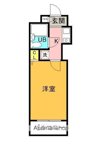 クリオ横浜平沼弐番館(1K/1階)の間取り写真