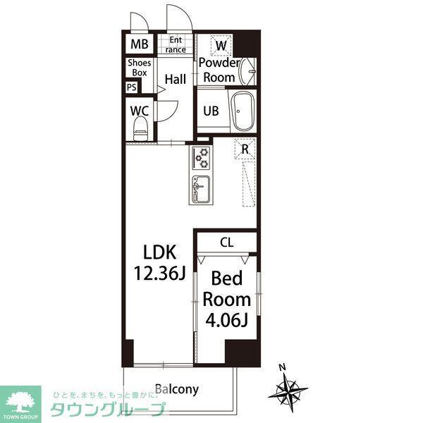GRAN DUKE東桜(1LDK/3階)の間取り写真