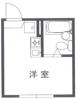 ラ・セゾンプランタン(ワンルーム/2階)の間取り写真