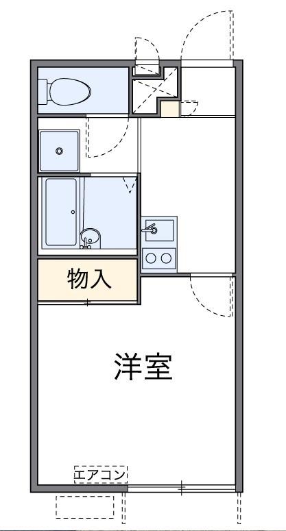 本天沼ET(1K/2階)の間取り写真