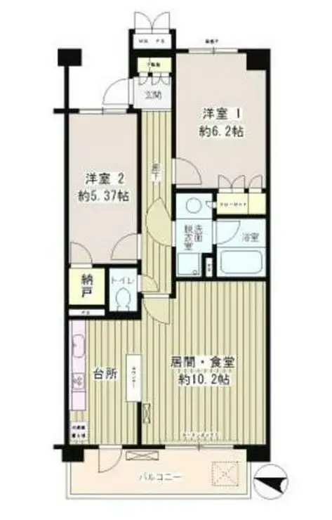 クラッサ目黒かむろ坂 3階階 間取り