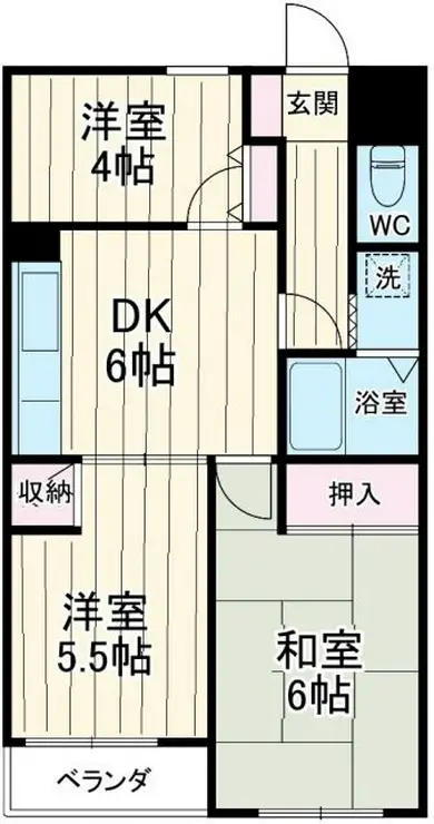 ジーエムコーポ八千代台 4階階 間取り