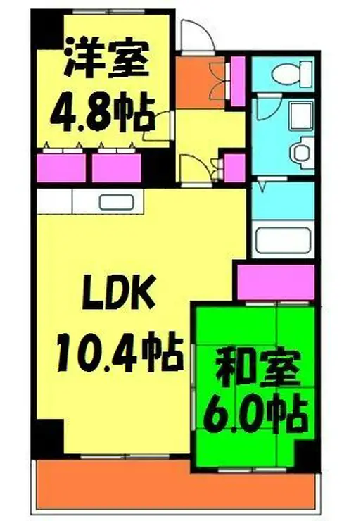 ライオンズシティ川口 11階階 間取り