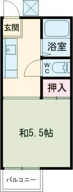 サンハイツ前田 1階階 間取り