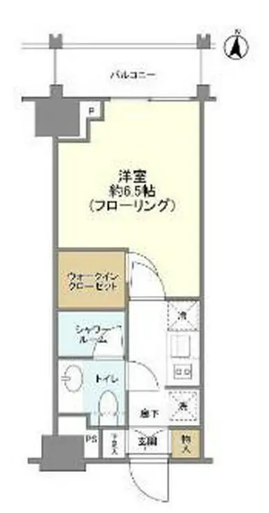 クレヴィア山吹神楽坂 2階階 間取り