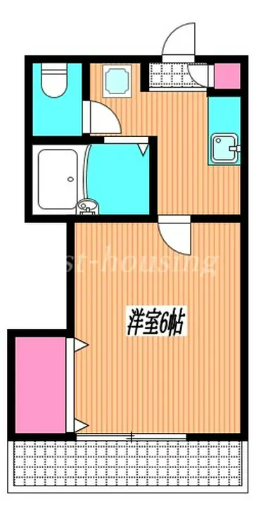 BEコーポII 1階階 間取り
