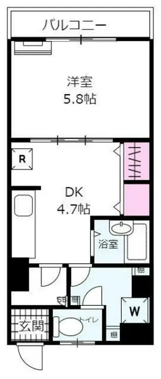 メゾン大和 4階階 間取り
