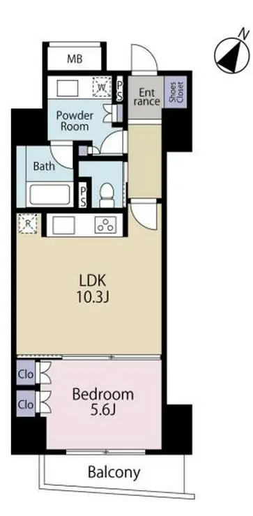 グランスイート神宮前 4階階 間取り