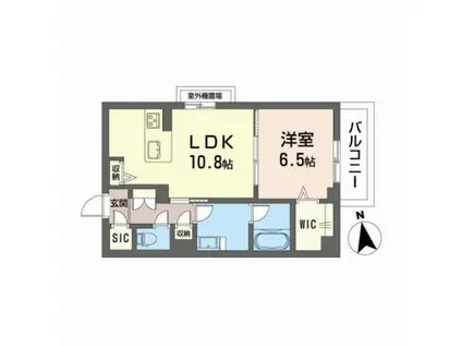 SHAMAISON 和(1LDK/3階)の間取り写真