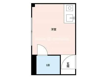 YOUハイム鶴橋(ワンルーム/2階)の間取り写真