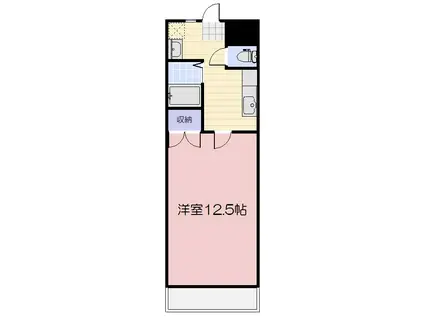 パル98(1K/2階)の間取り写真