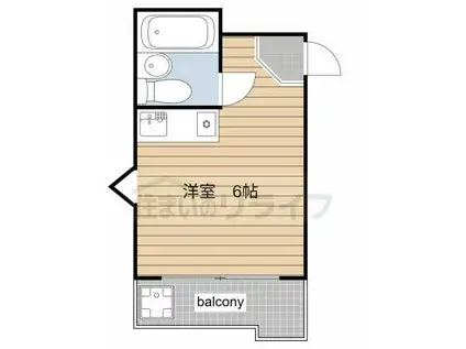 ジョイフル中野坂上(ワンルーム/3階)の間取り写真