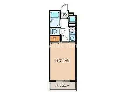 イーストパーク21(1K/5階)の間取り写真