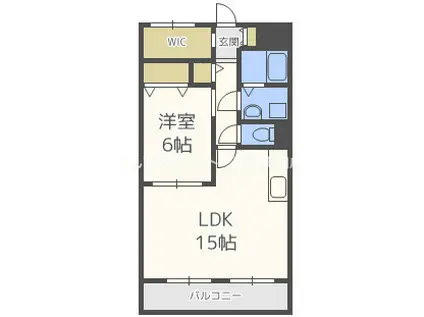 クレアメゾン千里(1LDK/5階)の間取り写真