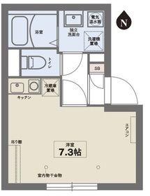ココフラット東中野(ワンルーム/2階)の間取り写真