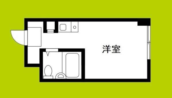 セント高津(ワンルーム/8階)の間取り写真