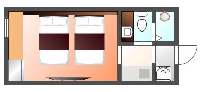 HOTEL LOGIN NISEKO(1K/2階)の間取り写真