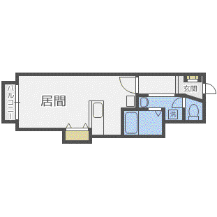 OTレジデンス(1K/2階)の間取り写真