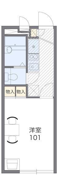 レオパレスヤマサHOUSE24(1K/1階)の間取り写真