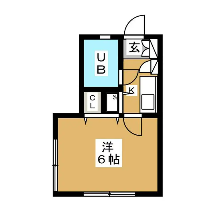 サザンコースト 1階階 間取り