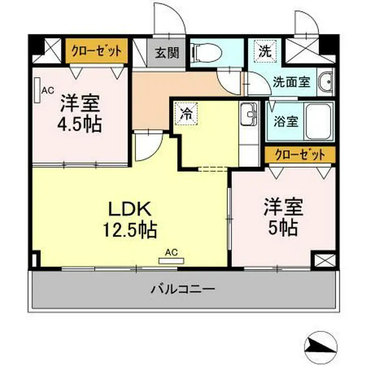 リブイル 5階階 間取り